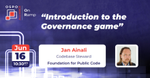 Image for 
<span>The Governance Game on the next OSPO OnRamp Meeting - June 26, 10:30 CEST</span>
 News item.