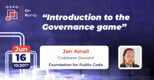 Image for
<span>The Governance Game on the next OSPO OnRamp Meeting - June 26, 10:30 CEST</span>
News item.
