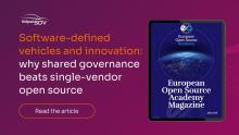 Image for 
<span>Software-Defined Vehicles and innovation: why shared governance beats single-vendor open source</span>
 News item.