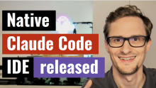 Image for 
<span>It’s Released: The first Native Claude Code IDE Integration!</span>
 News item.